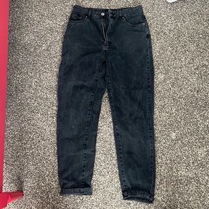 black cotton on jeans